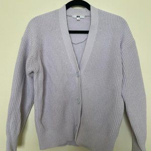 Uniqlo Lilac Cardigan